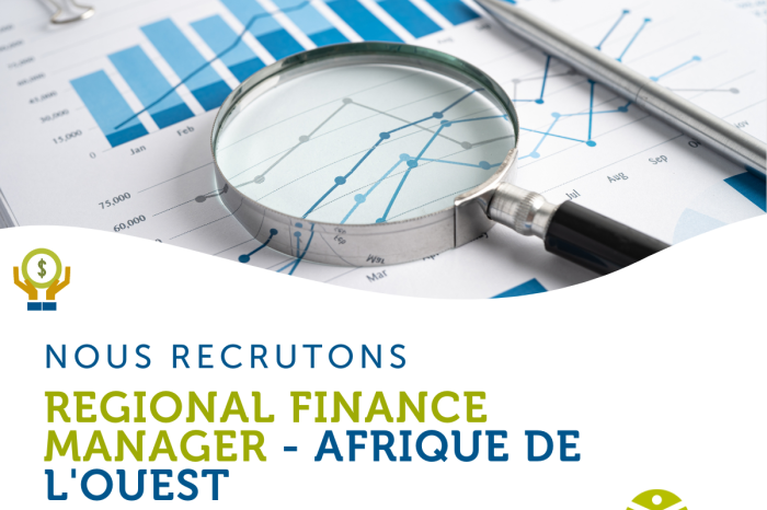 Nous recrutons: Regional Finance Manager - Afrique de l'Ouest  Nous recrutons: Regional Finance Manager - Afrique de l'Ouest