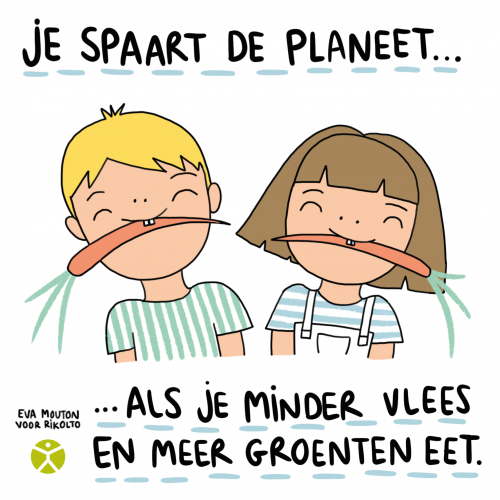 Iets minder vlees mag minder vlees